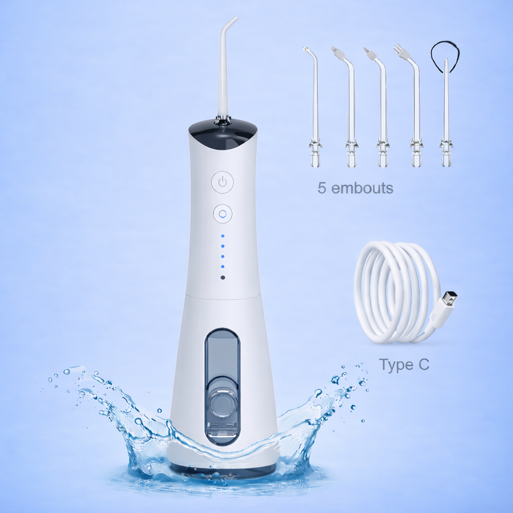 HYDROPULSEUR JET DENTAIRE PORTABLE 2.0